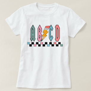 Camisa de Professor Abcd, Presente de Apreciação d