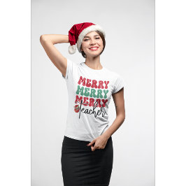 Camisa de professor da Feliz de Natal