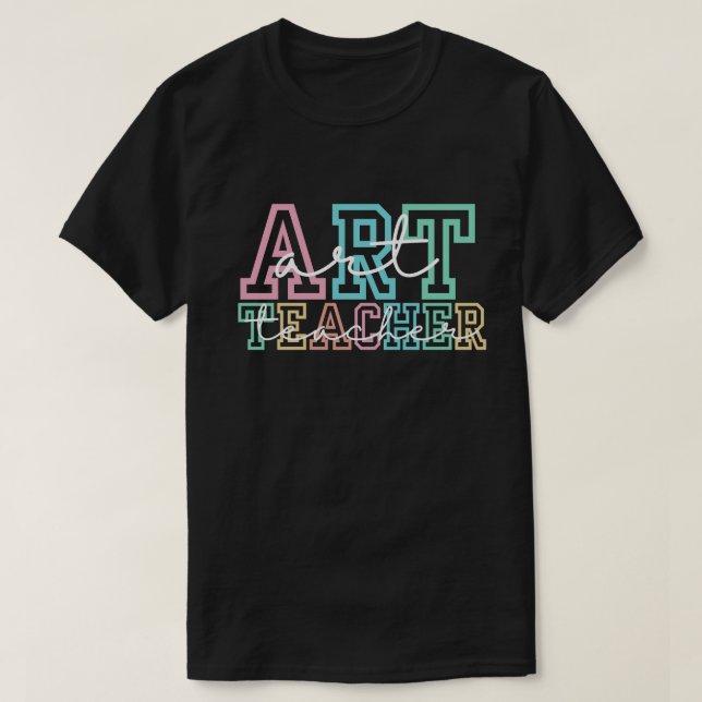 Camisa de Professor de Arte, Camisa de Definição d (Frente do Design)