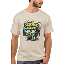 Camisa de Professor de Ciências Magia Mas Real Pre