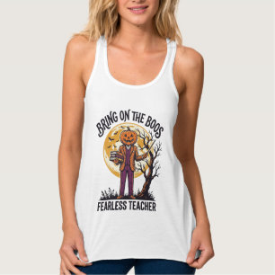 Camisa de Professor de Halloween Gravura Vintage A