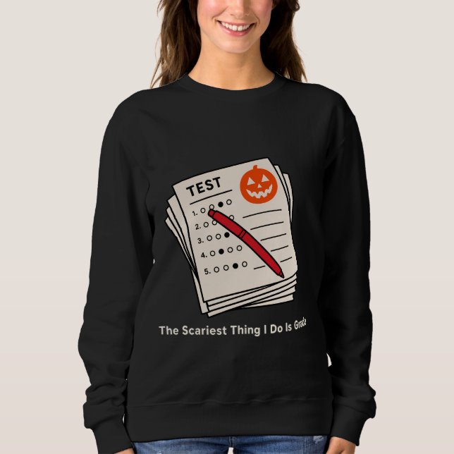 Camisa de Professor de Halloween | Professor de Ha (Frente)