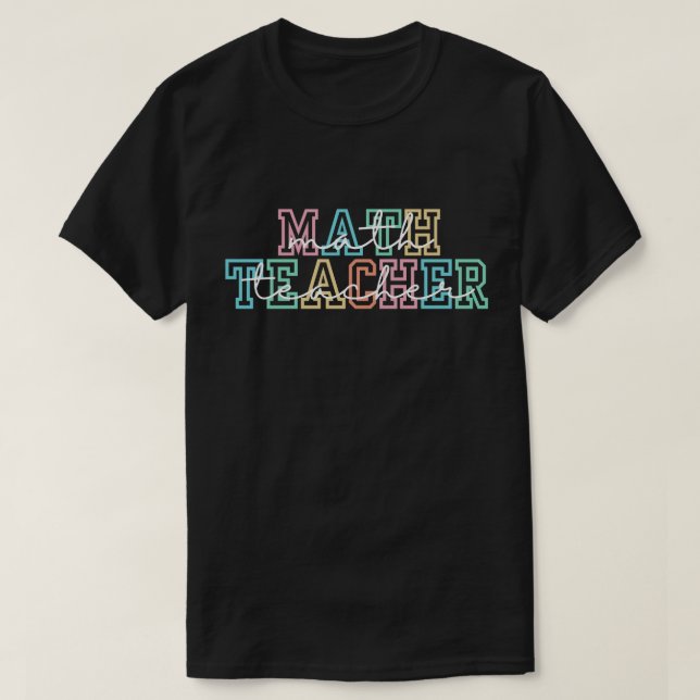 Camisa de Professor de Matemática, Presente de Pro (Frente do Design)