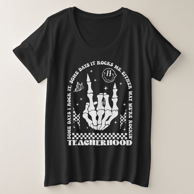 Camisa de Professor de Rock Me Professor (Frente do Design)