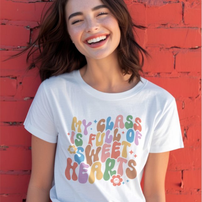 Camisa de professor, meu Cheio de classe de doces (Criador carregado)