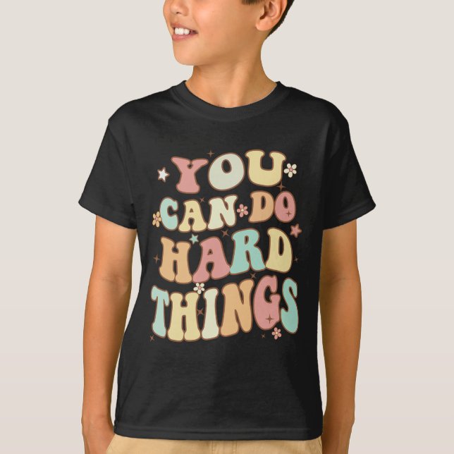 Camisa De Professora Do Dia Você Pode Fazer Coisas (Frente)