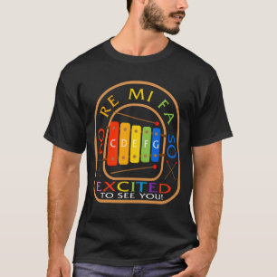Camisa De Professores De Música, Faça Re Mi FA Tão