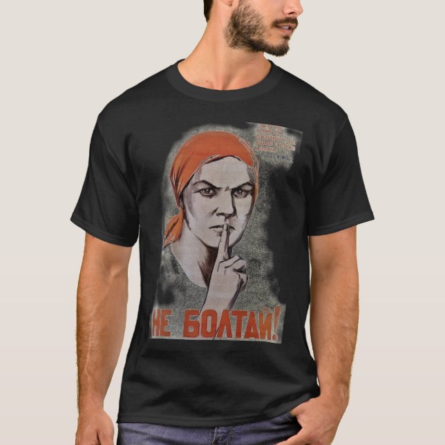 Camisa de propaganda soviética - (Frente)