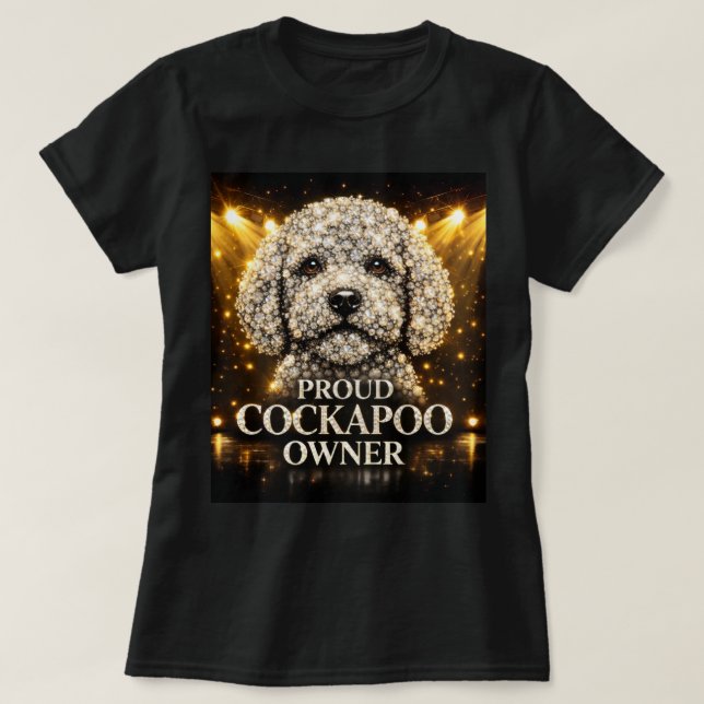 Camisa de Proprietário Orgulhoso de Cockapoo | Pre (Frente do Design)