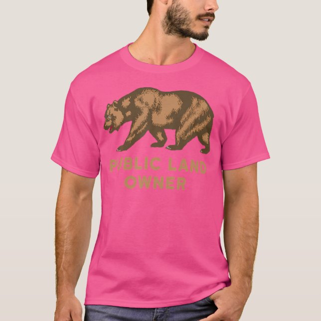 Camisa De Proprietário Público De Terras - Pesca D (Frente)