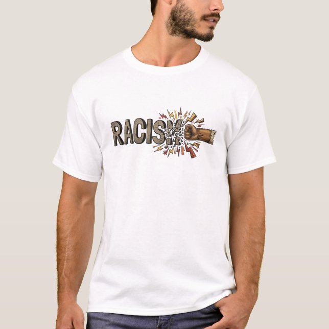 Camisa de Protesto Contra o Racismo (Frente)