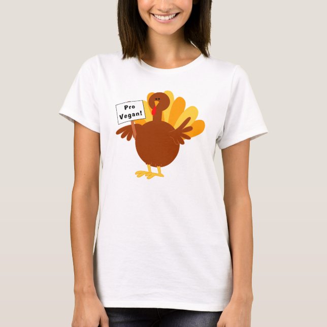 Camisa de protesto de Turquia do pro Vegan (Frente)