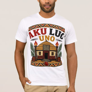Camisa de Proverbio Igbo Aku Luo Uno - Riqueza Ret