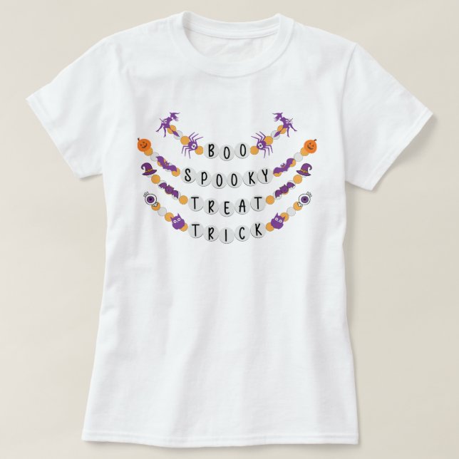 Camisa de pulseira de amizade, Halloweenteenteen p (Frente do Design)