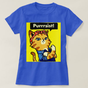 Camisa de Purrrsist, gato Purrsist, pursist do