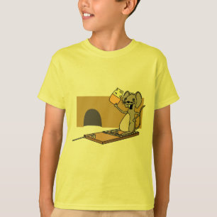 Camisa de queijo do rato T