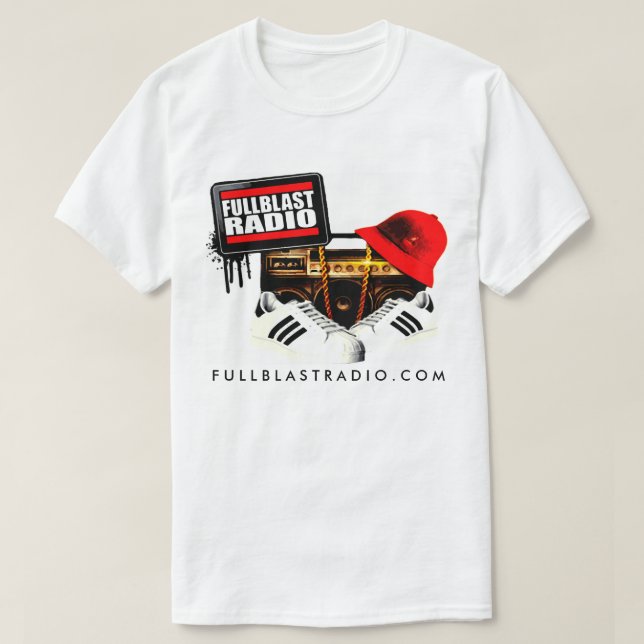 CAMISA DE RÁDIO DO LOGOTIPO DA VELHA ESCOLA DE (Frente do Design)