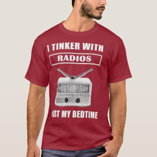 Camisa De Rádio Encantada De Ham Que Eu Inclino Co