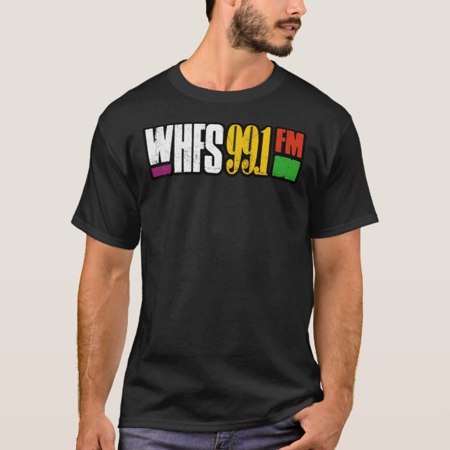 CAMISA DE RÁDIO FM WHFS 99.1 (Frente)
