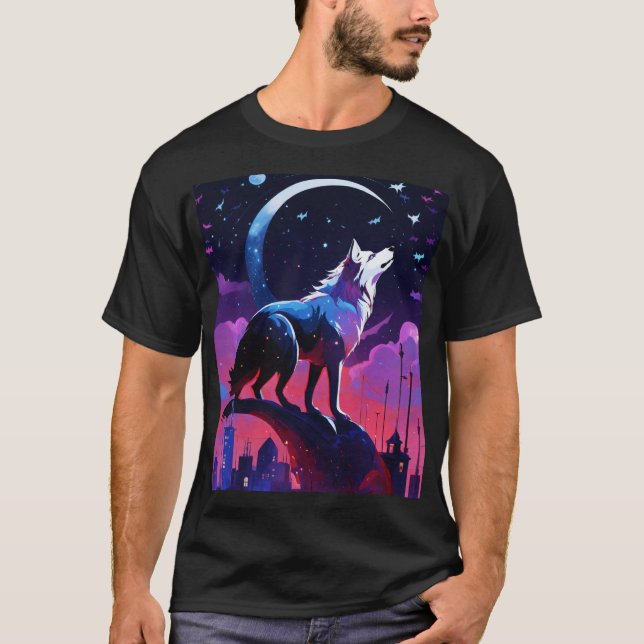 Camisa de raposa-estrela-lua (Frente)