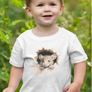 Camisa de Ratinho Pálido Espiando
