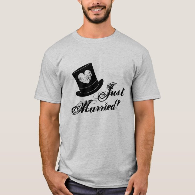 Camisa de recem casados para o marido do noivo (Frente)