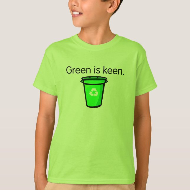 Camisa de Reciclagem para crianças (Frente)