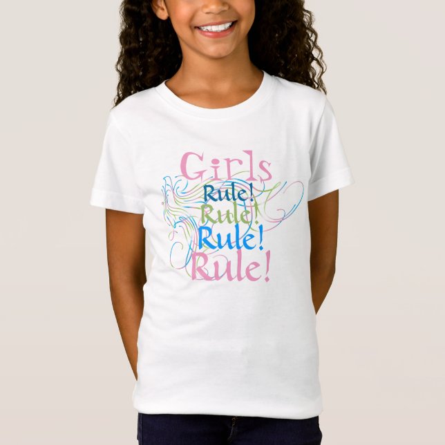 Camisa de Regras de Meninas (Frente)