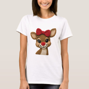 Camisa de Rena de Natal – Fofa Inspiração de Rudol
