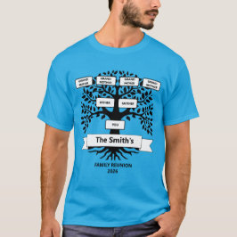 Camisa de Reunião Familiar com Árvore Familiar Per