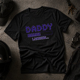 Camisa de Revelação de Gravidez do Papai Carregand