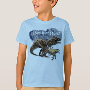 Camisa de Rex do T dos DINOSSAUROS de T-REX