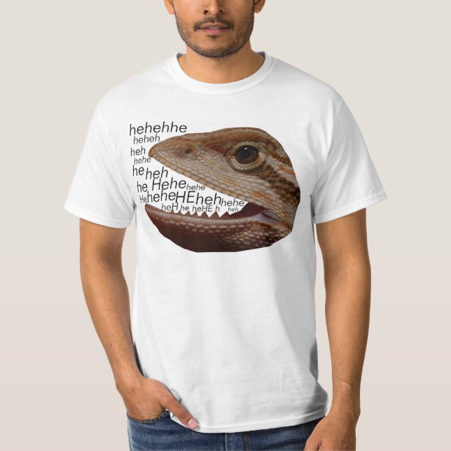 camisa de riso do lagarto (Frente)