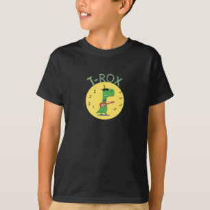 Camisa De Rocha E Rolha Com Um Engraçado Violão De