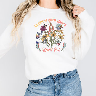 Camisa De Rocker Vintage De Flores Selvagens