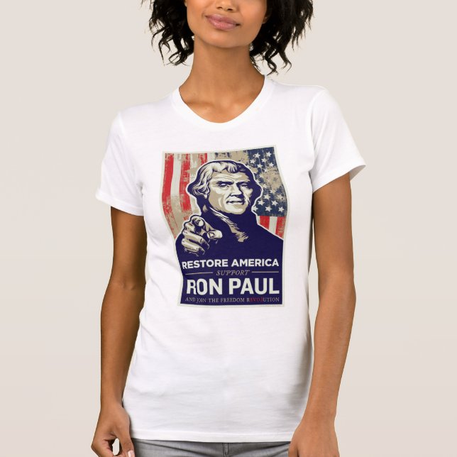 Camisa de Ron Paul Thomas Jefferson (Frente)
