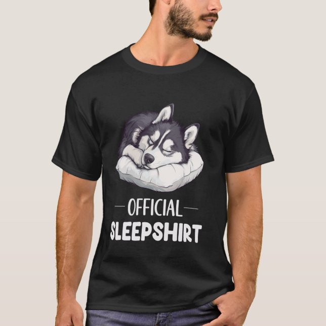 Camisa de Rouco Oficial Siberian Husky Dog Lover (Frente)