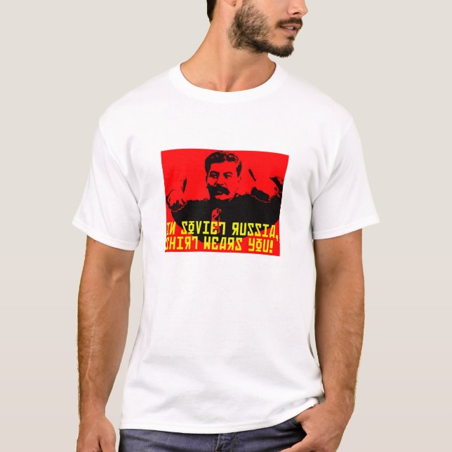 Camisa de Rússia soviética Yakov Smirnoff (Frente)