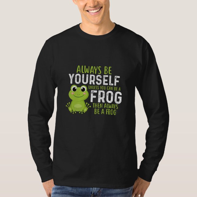 Camisa de Sapo engraçada | T-Shirt sarcástico | Sa (Frente)