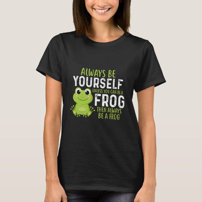 Camisa de Sapo engraçada | T-Shirt sarcástico | Sa (Frente)