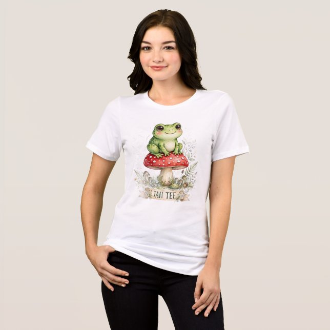 Camisa de Sapo Fofo em Cogumelo | Camisa Cottageco (Frente Completa)