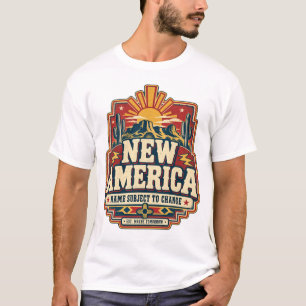 Camisa de Sátiras do Deserto Vintage Retro Nova Am