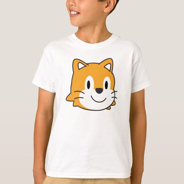 Camisa de ScratchJr (miúdos) (Frente)