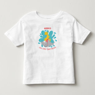 Camisa De Segundo Aniversário Da Mordida De Tubar