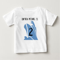 Camisa de segundo aniversário Personalizável do Ca