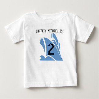 Camisa de segundo aniversário Personalizável do Ca