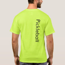 Camisa de Segurança de T-Shirt de Pickleball