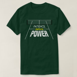 Camisa de seleção "Paciência antes da Energia"