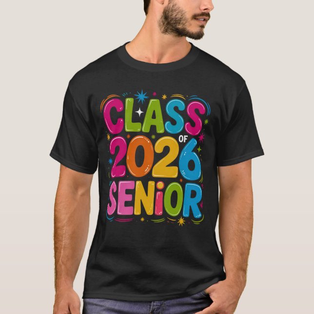 Camisa de Sênior da Turma de 2026 – Formatura 2026 (Frente)