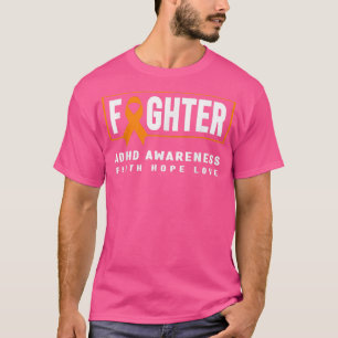 Camisa de Sensibilização do ADHD - Fita Laranja, A